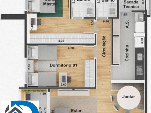 #866 - Apartamento para Venda em Sorocaba - SP