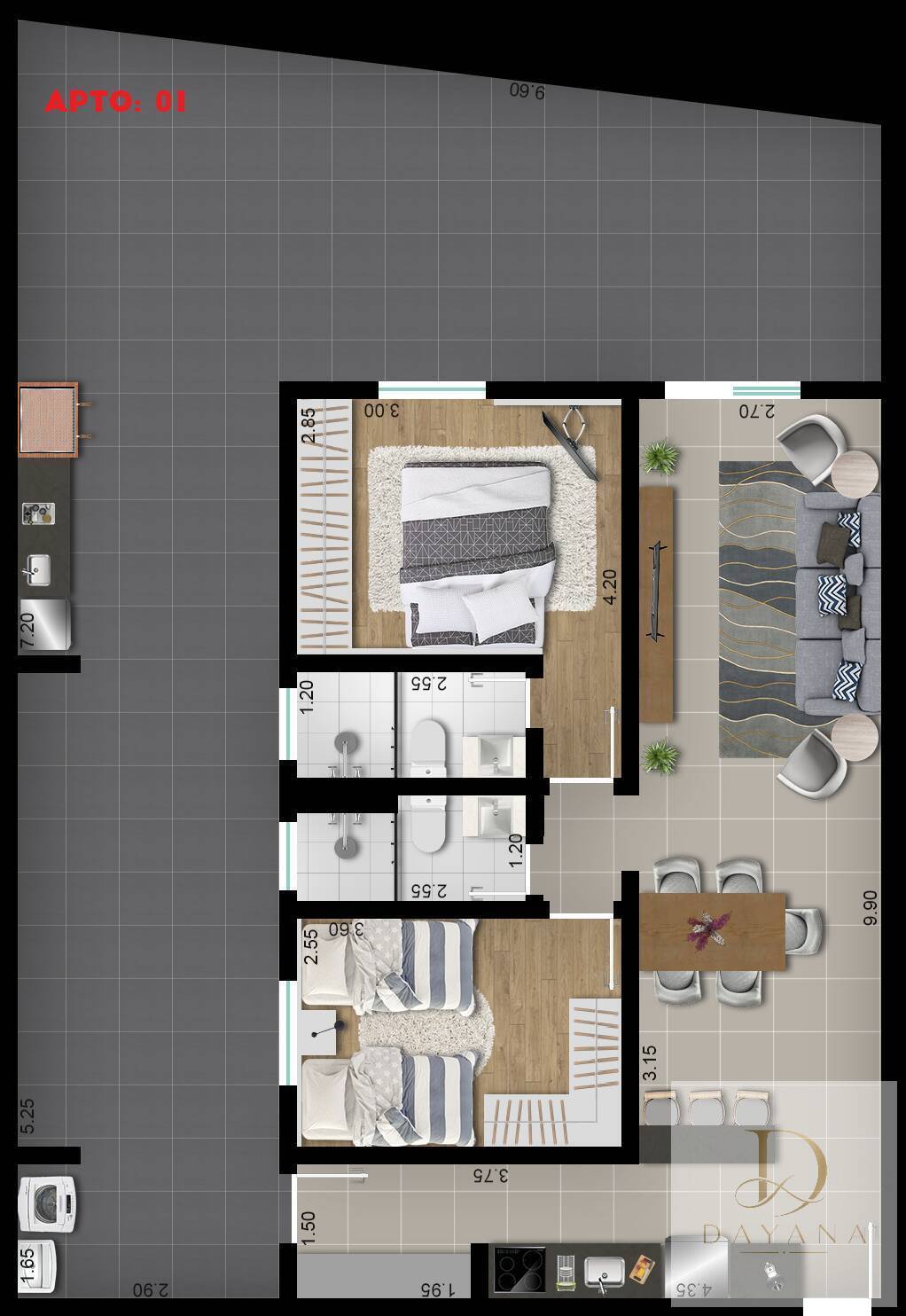 Apartamento, 2 quartos, 70 m² - Foto 20