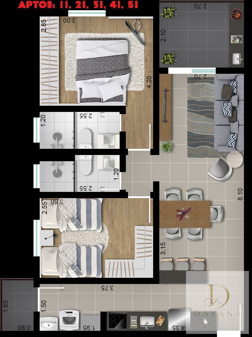 Apartamento, 2 quartos, 70 m² - Foto 22