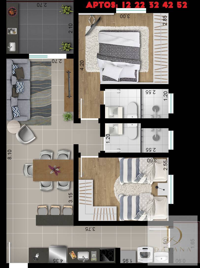 Apartamento, 2 quartos, 70 m² - Foto 23