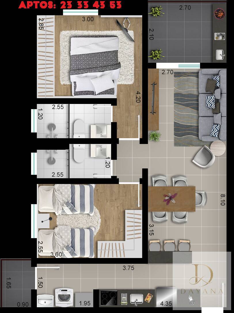 Apartamento, 2 quartos, 70 m² - Foto 24