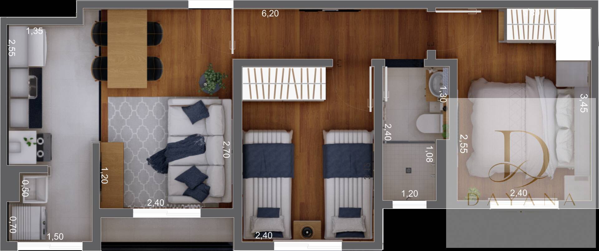 Apartamento, 2 quartos, 50 m² - Foto 13