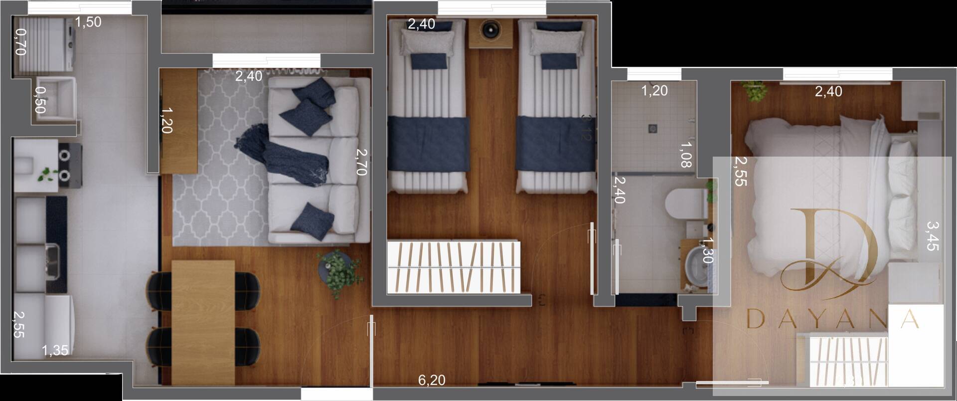 Apartamento, 2 quartos, 50 m² - Foto 16