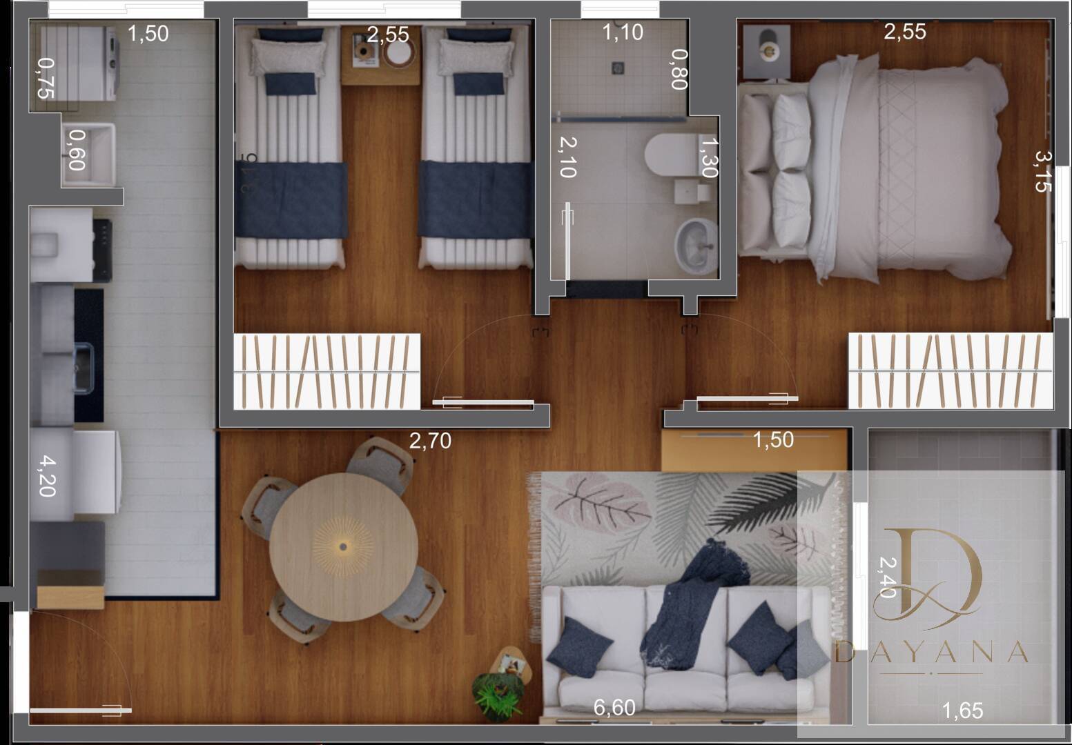 Apartamento, 2 quartos, 50 m² - Foto 17