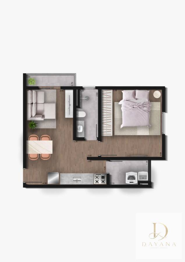 Apartamento, 2 quartos - Foto 6