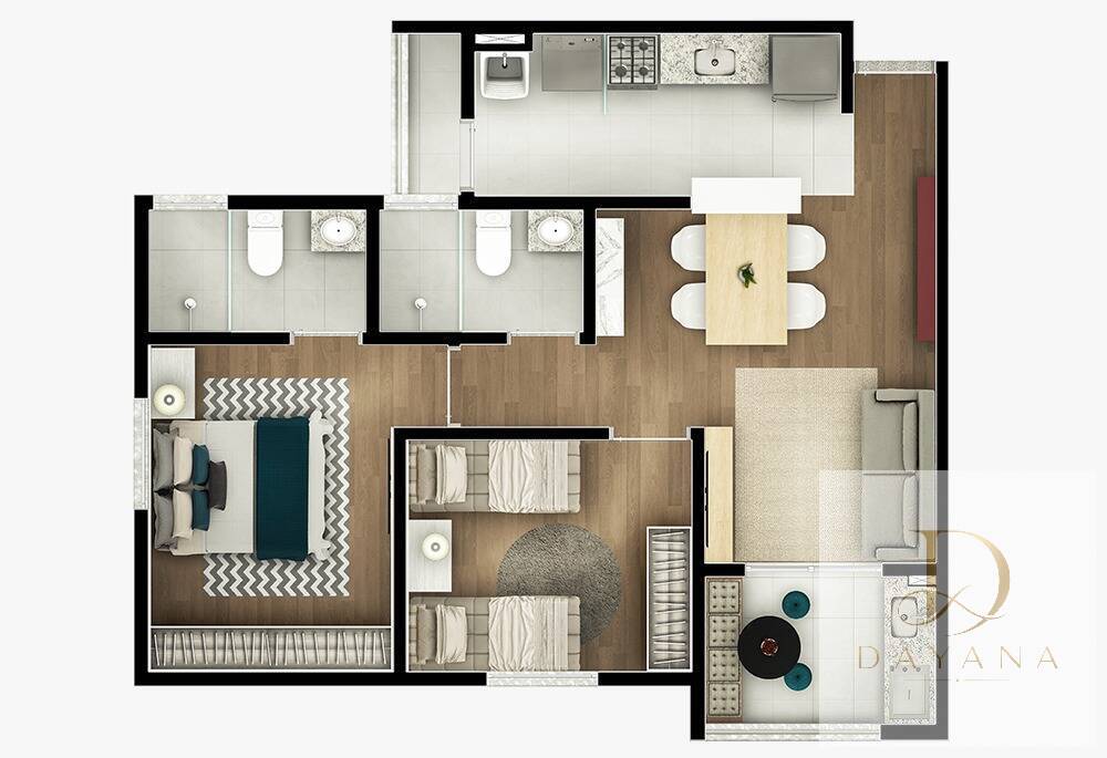 Apartamento, 2 quartos - Foto 10